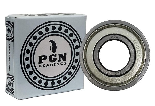 (10 Pack) PGN 6001-ZZ Shielded Ball Bearing - C3-12x28x8 - Lubricated - Chrome Steel - Image 2