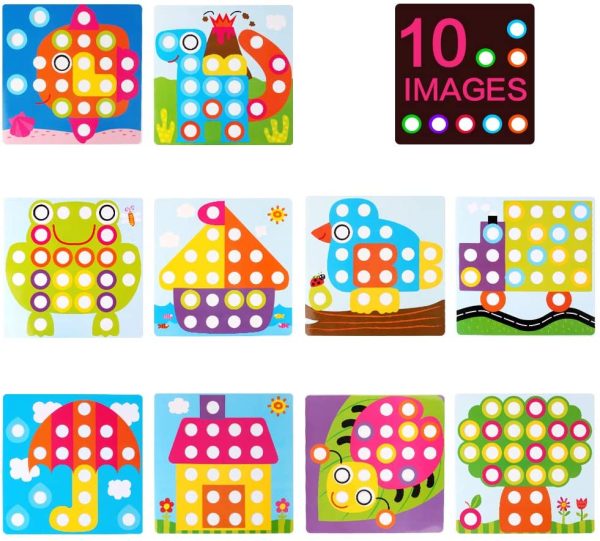 KIDCHEER Toddler Toys for Boys & Girls Educational Baby Gifts Color Matching Pegboard Montessori Learning Arts and Crafts Puzzle for Kids - Image 3