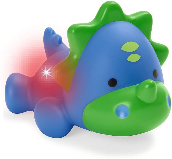 Skip Hop Baby Bath Toy, Zoo Light Up Squeeze Toy, Dino - Image 2