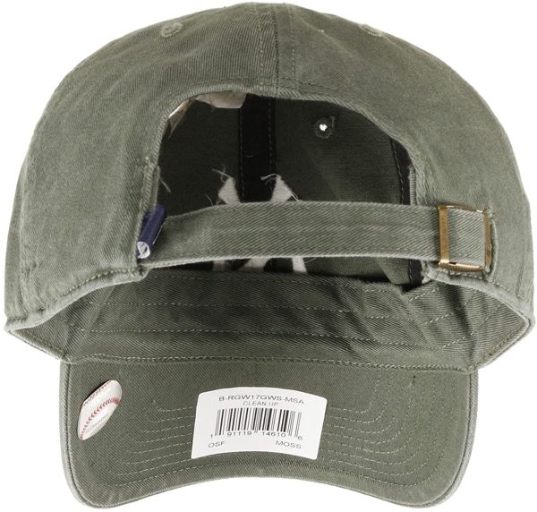 '47 Brand MLB NY Yankees Clean Up Cap - Moss Green - Image 2