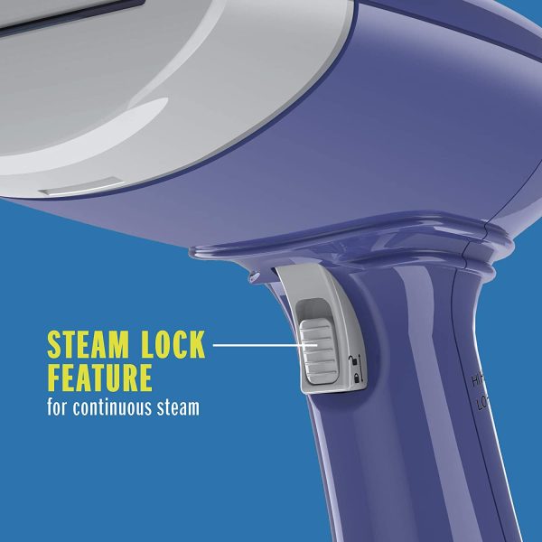 Conair onair Extreme Steam Hand Held Fabric Steamer with Dual Heat, Purple - Image 3