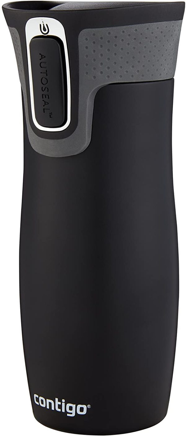 Autoseal West Loop Stainless Steel Travel Mug 16 Oz., Matte Black