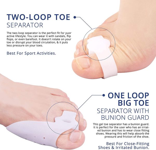 Vicorrect Bunion Corrector & Bunion Toe Separators, Orthopedic Bunion Splint for Big Toe Pain Relief and Toe Straightening, Hallux Valgus Brace for Day/Night Support - Image 6