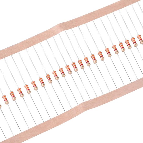 AUSTOR 925 Pieces 37 Values 5% Carbon Film Resistors Assortment Kit, 0 Ohm-1M Ohm 1/4W Resistor for DIY Projects and Experiments - Image 3