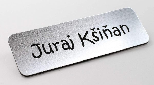 Personalized Premium Name Badge Staff ID Tag With Pin | Design Your Custom Badge | Laser Engraved - Image 5