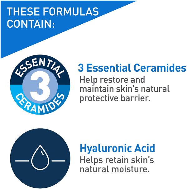 CeraVe Daily Face Cleanser and Facial Moisturizer Bundle, Foaming Facial Cleanser for Oily Skin and Face Moisturizer Lotion AM SPF 30 with Hyaluronic Acid, Fragrance Free. - Image 3