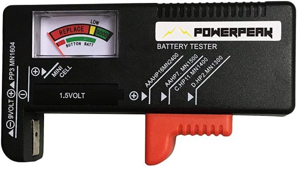 Battery Check Voltages Tester PP3598 for 1.5V, 9V, AA, AAA, C, D, PP3 MN1604, Mini Cell - Image 4