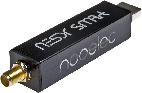 Nooelec NESDR Smart v4 Bundle - Premium RTL-SDR w/Aluminum Enclosure, 0.5PPM TCXO, SMA Input & 3 Antennas. RTL2832U & R820T2-Based Software Defined Radio