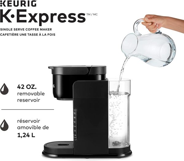 K-Express Single Serve K-Cup Pod Coffee Maker, With A Removable Reservoir And Strong Button Function - Image 4