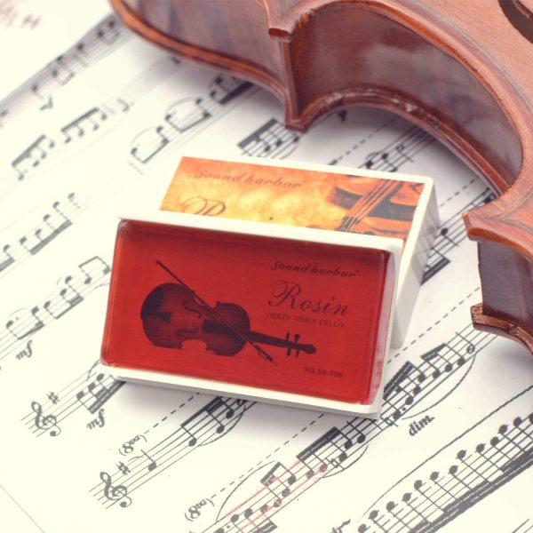 Rosin Violin Rosin 2 pack Big size Rosin Low Dust Natural Rosin for Violin Cello Viola Bows (Red) - Image 3