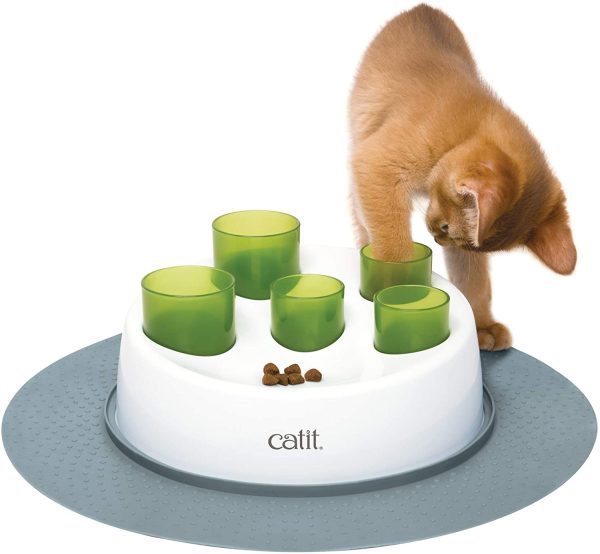 Senses 2.0 Digger Interactive Cat Toy, Green - Image 2