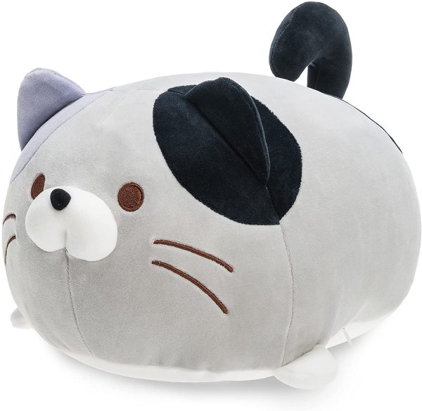 Super Soft Cat Plush Toy, Fluffy Chubby Kitty Stuffed Animal, Adorable Plush Cat for Cuddle Pillow Buddy or Decro (Gray, 13'') - Image 7