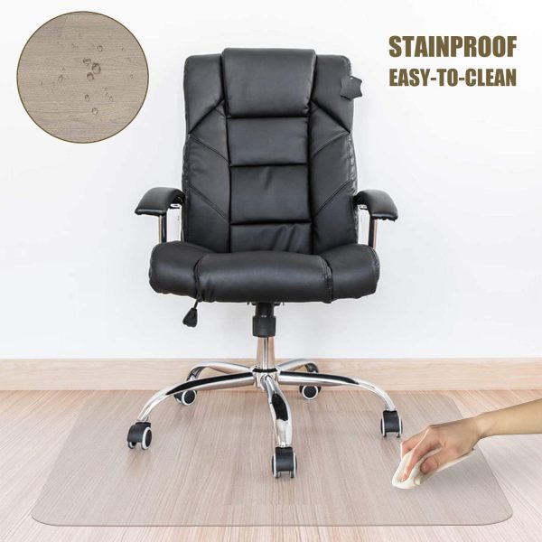 Clear Chair Mat, Hard Floor Use, 48" x 30" Transparent Office Home Floor Protector mat Chairmats (30" X 48" Rectangle) - Image 6