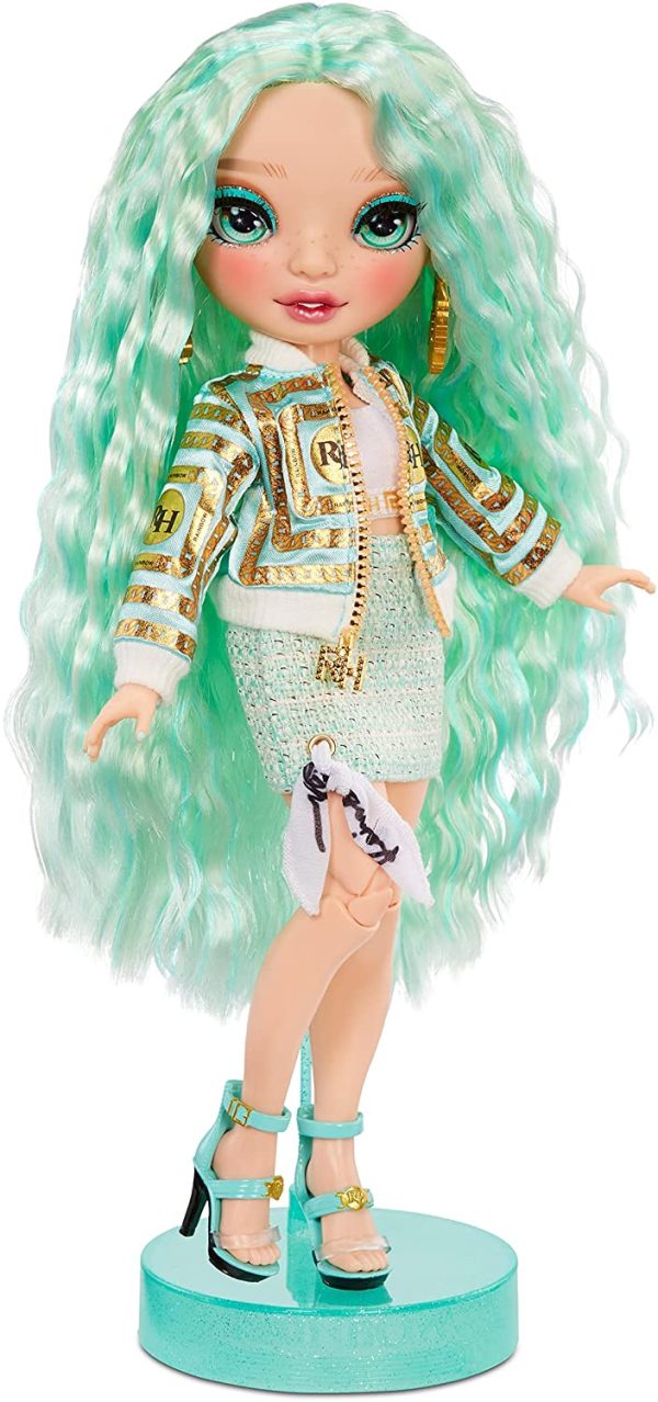 RAINBOW HIGH Daphne Minto ?M?Mint (Light Green) Fashion Doll with 2 Outfits to Mix & Match and Doll Accessories - Image 6