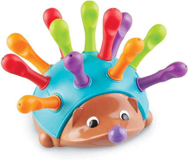 Learning Resources Spike The Fine Motor Hedgehog, Fine Motor and Sensory Toy, Educational Toys for Toddlers, Ages 18 months+