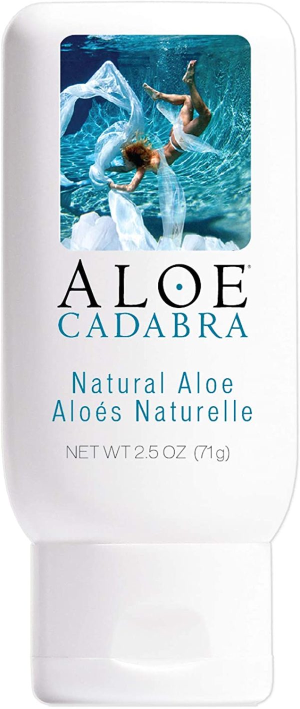 Aloe Cadabra Organic Personal Lubricant, Natural Vaginal Dryness Moisturizer - Best Sex Lube with Aloe Vera Gel, Natural Aloe Unscented, 2.5 Ounce - Image 5