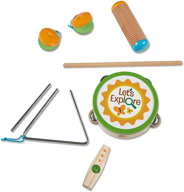 Melissa & Doug Let's Explore Camp Music Play Set - Image 5