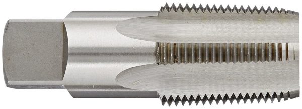 Drill America DWTPT Series Qualtech Carbon Steel Pipe Tap, Uncoated (Bright) Finish, Round with Square End Shank, 1-1/2"-11-1/2 NPT (Pack of 1) - Image 4