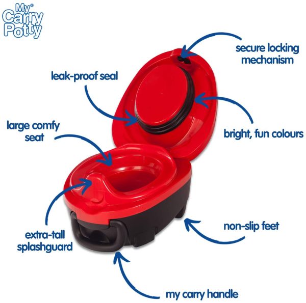 My Carry Potty - Animal - Red Ladybug - Image 3