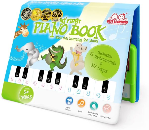 BEST LEARNING My First Piano Book - Educational Musical Toy for Toddlers Kids Ages 3 Years and up - Ideal Gift for Boys and Girls - Image 2