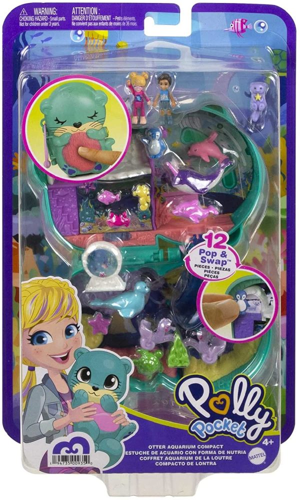 POLLY POCKET Otter Aquarium Compact Multicolor - Image 4