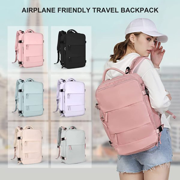 Travel Backpack for Women, Carry On Backpack,Hiking Backpack Waterproof Outdoor Sports Rucksack Casual Daypack School Bag - Image 4