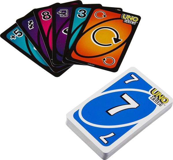 UNO FLIP! Family Card Game, with 112 Cards, Makes a Great Gift for 7 Year Olds and Up - Image 2