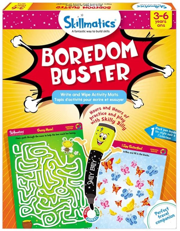 Skillmatics Educational Game : Boredom Buster | Reusable Activity Mats with Dry Erase Marker | Gifts, Travel Toy & Learning Tool for Ages 3-6 - Image 5