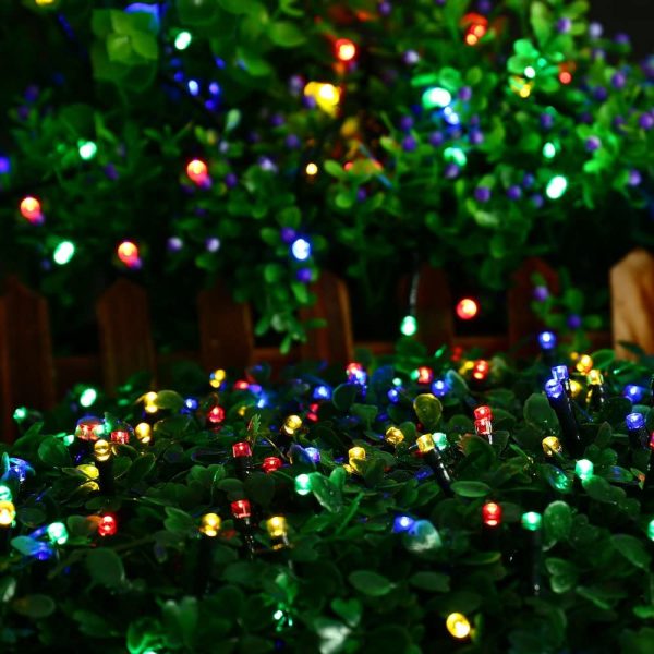 Lyhope Solar String Lights, 72ft 200 LED 8 Modes Waterproof Christmas Fairy String Lights for Garden, Patio, Home, Party, Wedding, Holiday, Xmas Tree, Outdoor Decor (Multicolor, 1 Pack) - Image 6