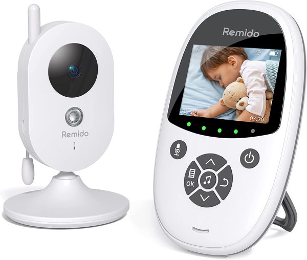 Baby Monitor,  Baby Monitor Video and Audio with Baby Camera No Wi-Fi Camera with Night Vision, VOX Mode, Temperature Sensor and 8 Lullabies, Monitor for Elderly, Newborn Children and Pets - Image 5