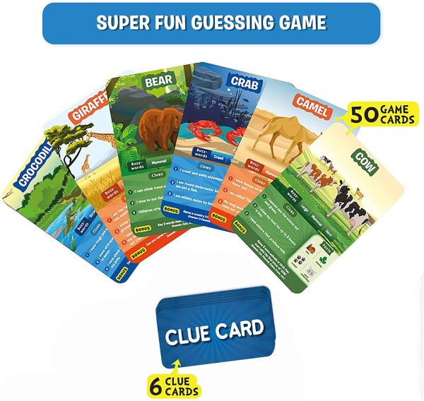 Skillmatics Card Game : Guess in 10 Animal Planet | Gifts for Ages 6 and Up | Super Fun for Travel & Family Game Night - Image 6