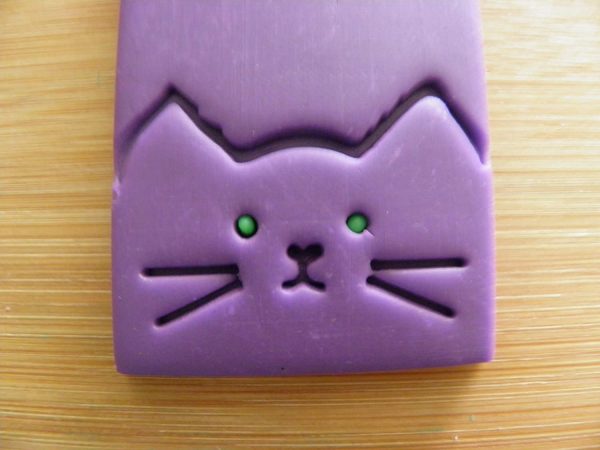 Cat Stamp for soap clays and cement - Image 4