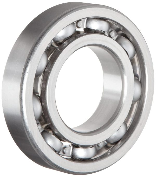 NSK 6201 Deep Groove Ball Bearing, Single Row, Open, Pressed Steel Cage, Normal Clearance, Metric, 12mm Bore, 32mm OD, 10mm Width, 22000rpm Maximum Rotational Speed, 686lbf Static Load Capacity, 1529lbf Dynamic Load Capacity