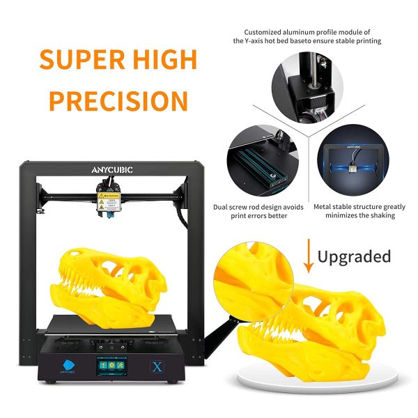 ANYCUBIC MEGA X 3D Printer, Large Metal FDM 3D Printer with Patented Heatbed and 1kg PLA Filament, Build Size 11.81in(L) X 11.81in(W) X 12in(H) - Image 8