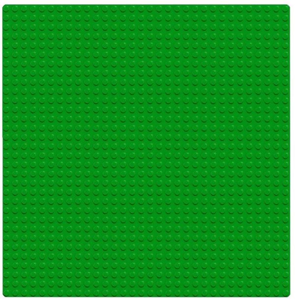 LEGO 10700 Classic Green Baseplate Supplement, 10 x 10-Inch - Image 5