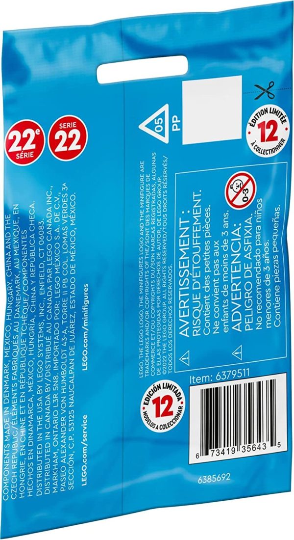 LEGO Minifigures Series 22 71032 Limited Edition Building Kit; Collectible Toys for Creative Fun for Ages 5+ (1 of 12 to Collect)