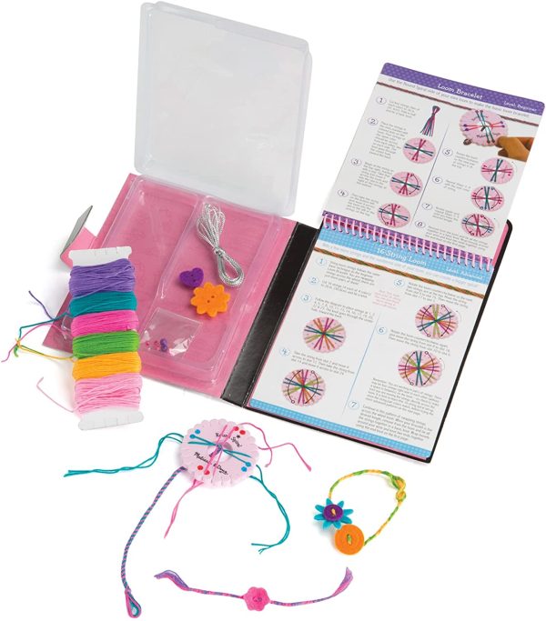 Melissa and Doug On-the-Go Friendship Bracelets Craft Activity Set (Makes 10+ Bracelets) - Image 5