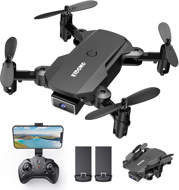 Mini Drone with Camera 1080P HD, Foldable Quadcopter Drone for Kids and Adults, Remote Control FPV Camera and 2 Batteries (9-play modes) - Image 5