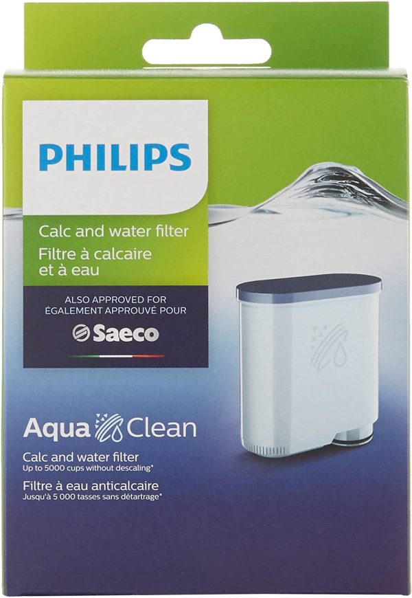 Philips Saeco AquaClean Filter Single Unit, CA6903/10, white, one size - Image 2