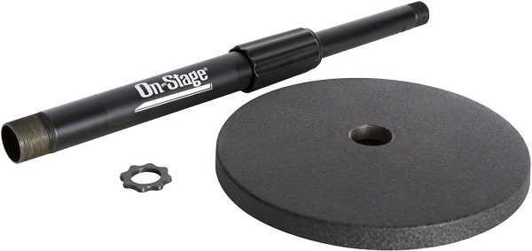 On Stage  Adjustable Desk Microphone Stand, Black - Image 2