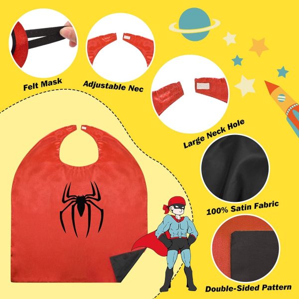 3-12 Year Old Boy Gifts,ROKO Superhero Costume for Kids Cosplay Party Loot Bag - Image 2