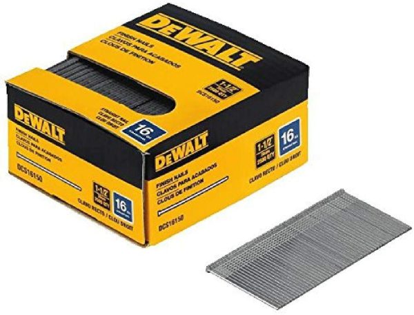 DEWALT DCS16150 1-1/2-Inch by 16 Gauge Finish Nail, 2,500 per Box - Image 4