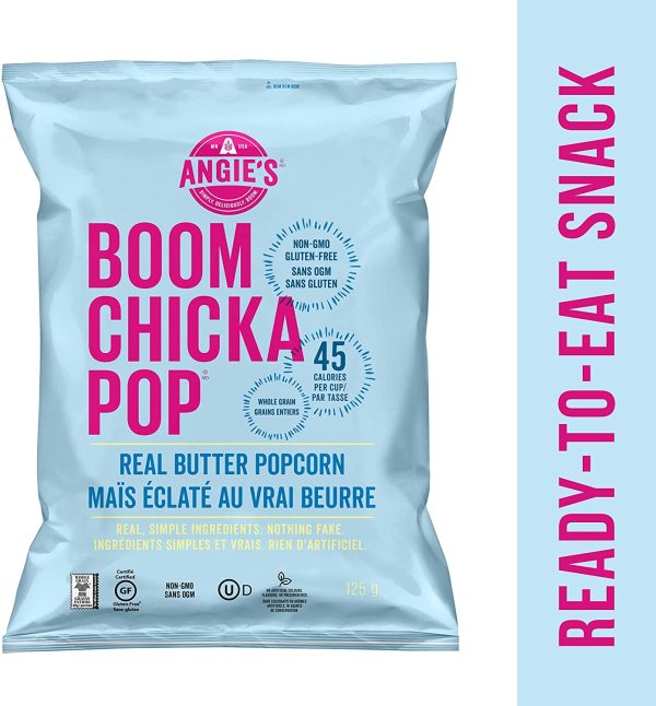 Angie?M?? BOOMCHICKAPOP?? Ready-to-Eat Butter Popcorn (1 x 125 Gram Bag)