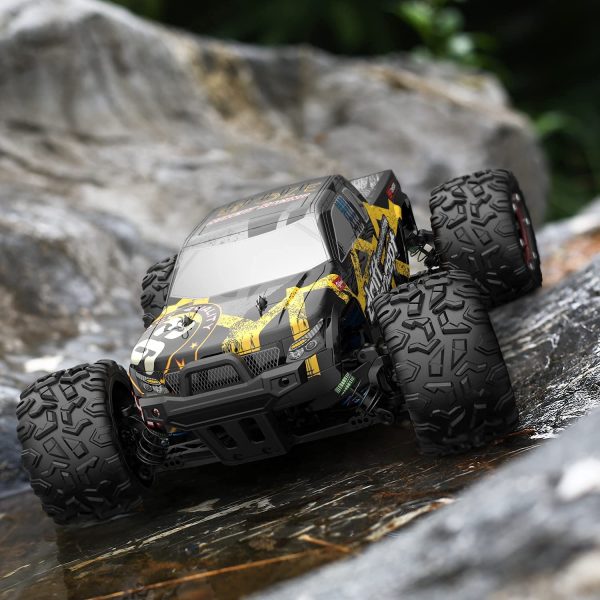 DEERC Brushless RC Cars 300E 60KM/H High Speed Remote Control Car 4WD 1:18 Scale Monster Truck for Kids Adults, All Terrain Off Road Truck with Extra Shell 2 Battery,40+ Min Play Car Gifts for Boys - Image 4