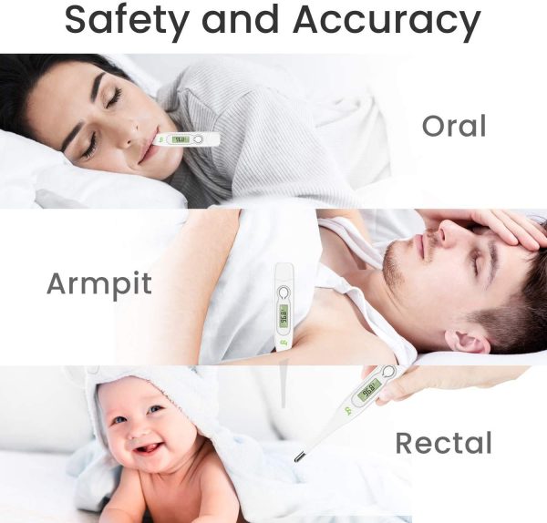 Digital Medical Thermometer, Oral and Rectal Thermometer for Infant Baby and Adult Fever Indicator - Image 7