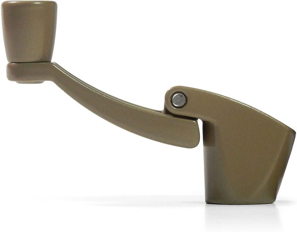 SK927B 2 Fold Away Handle Window Crank, Bronze - Image 5