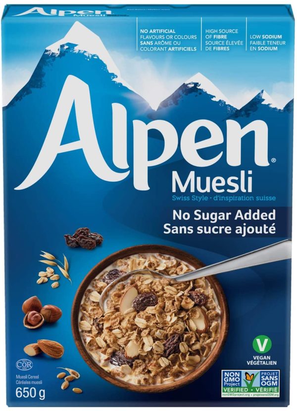 Alpen Muesli No Sugar Added, 650 g - Image 2