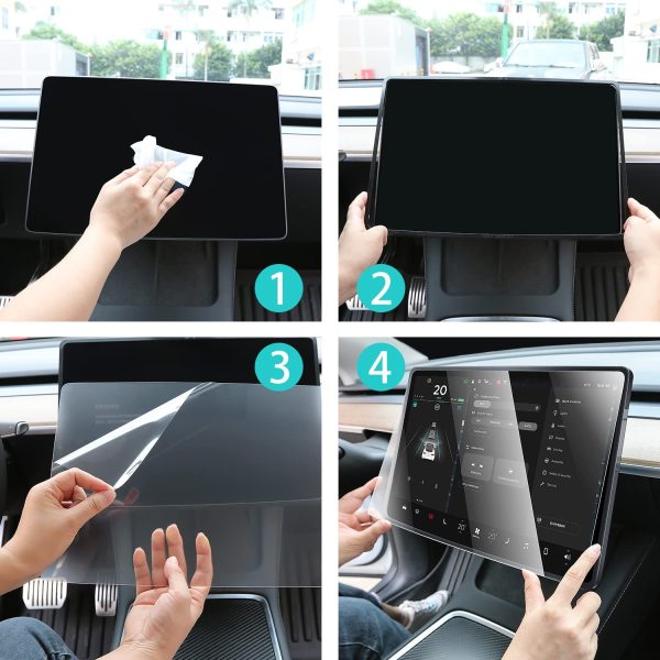 ThinSGO Tesla Model 3 Model Y Anti-Glare Anti-Fingerprint 15" Center Console Screen Protector(Matte) - Image 8