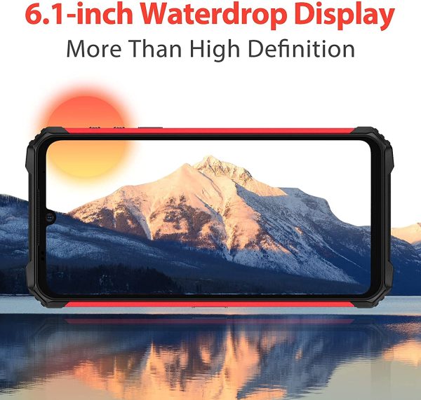 Rugged Cell Phone Canada,  Armor 8 Pro Rugged Smartphone, 8GB+128GB, Android 11, 5580mAh, 6.1" HD+ Screen, IP68/IP69K Waterproof & Shockproof Cell Phone, Type-C, NFC, GPS (Orange) - Image 6