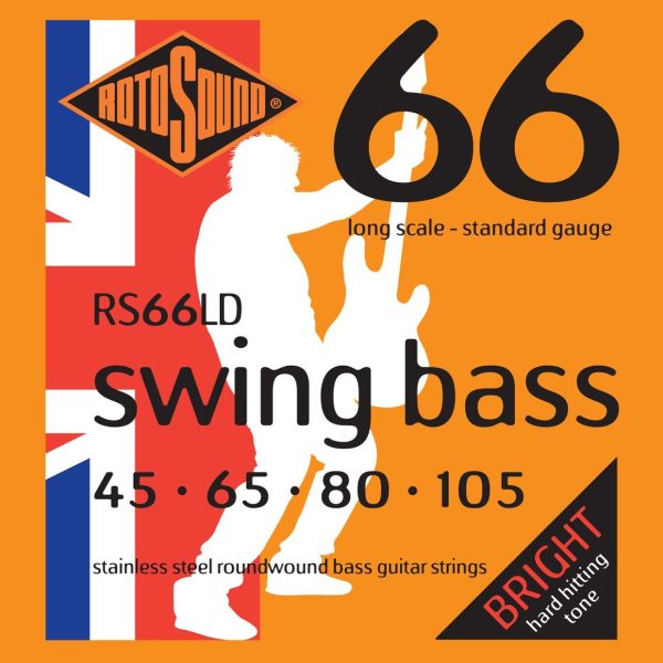 Rotosound RS66LD Swing Bass Electric Bass 4 String Set (45-105) - Image 2